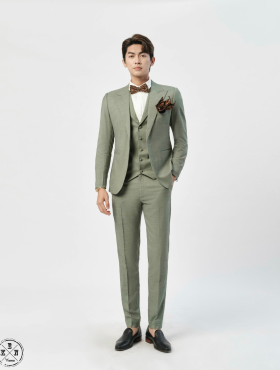 VEST XANH NHẠT XƯỚC