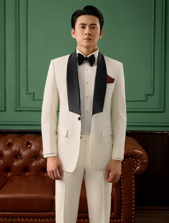 VEST TRẮNG SAM VUÔNG