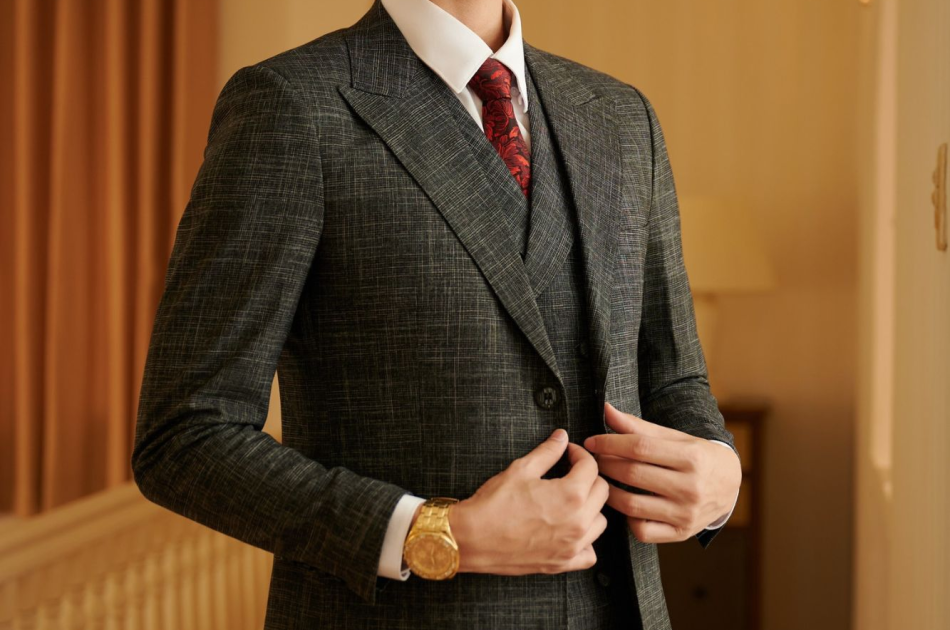 VEST TRẮNG ĐEN XƯỚC