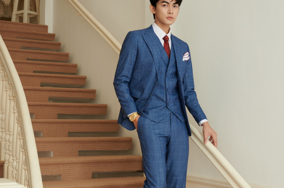 VEST CARO XANH DƯƠNG 02