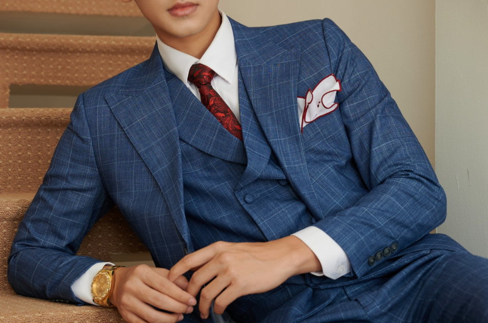 VEST CARO XANH DƯƠNG 02