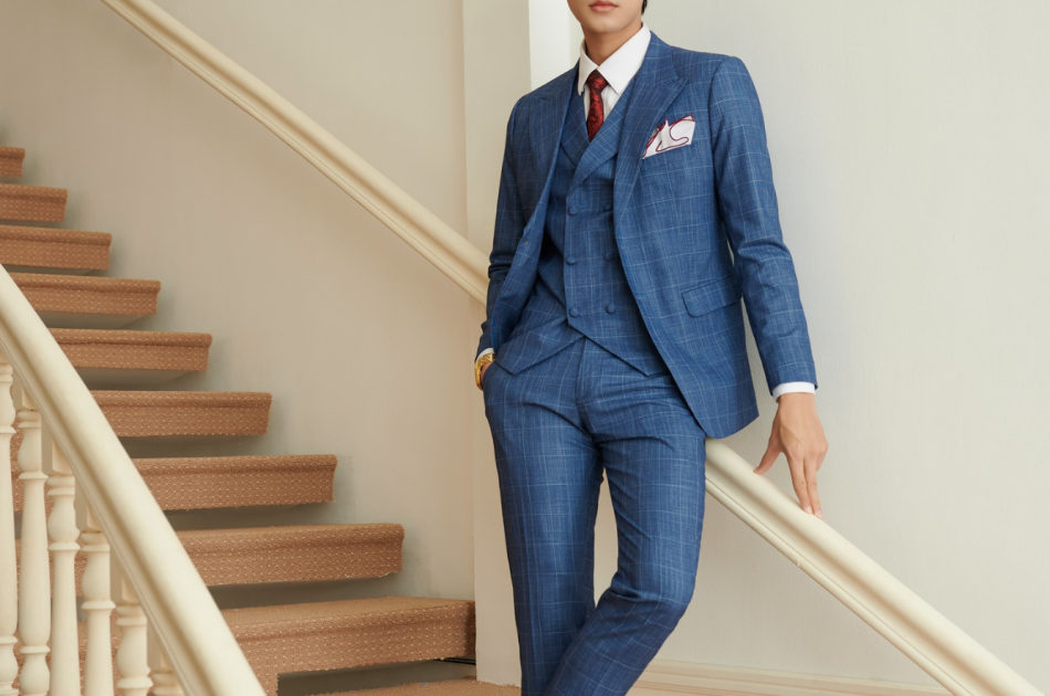 VEST CARO XANH DƯƠNG 02