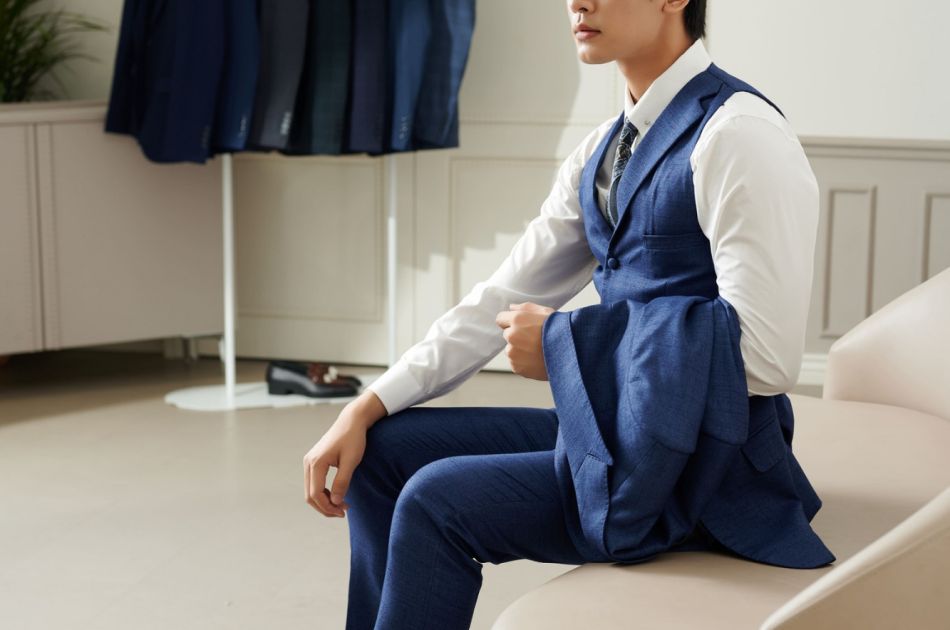 VEST PHẨY XANH DƯƠNG 912