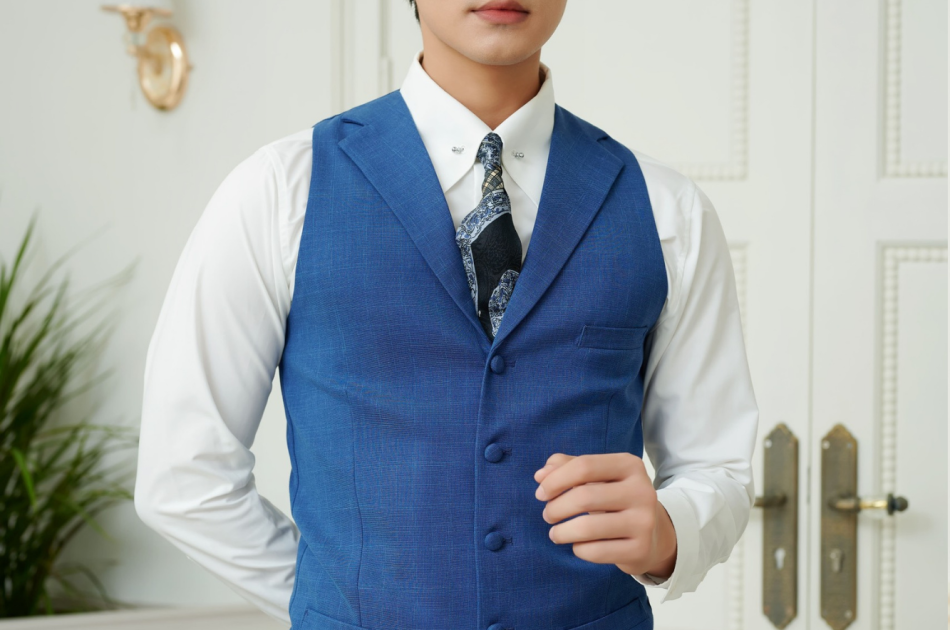 VEST PHẨY XANH DƯƠNG 912