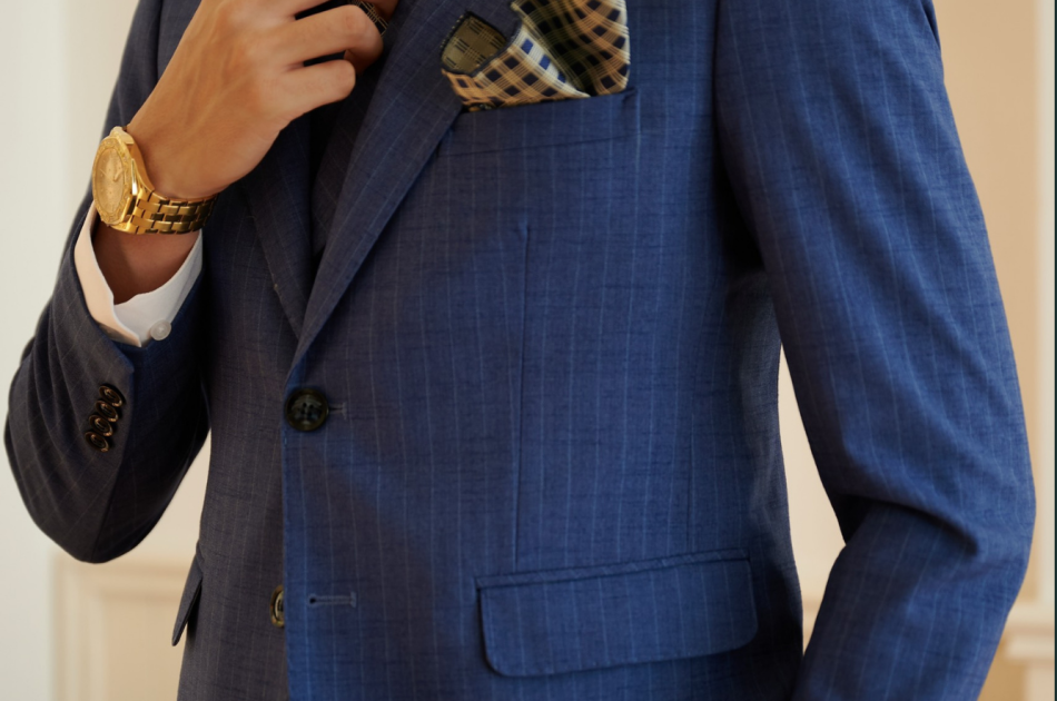 VEST SỌC XANH DƯƠNG