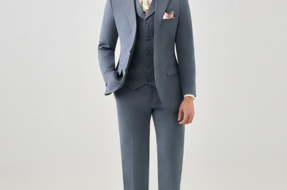 VEST CARO XÁM NHẠT 098