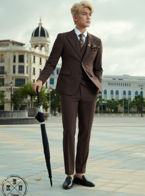 VEST PHẨY NÂU 505