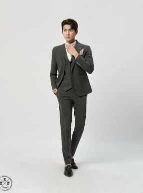 VEST SỌC XÁM ĐẬM TO