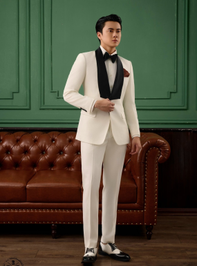 VEST TRẮNG SAM VUÔNG